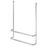 Elland Hanging Towel Rail Brushed Steel 600mm x 122mm x 810mm