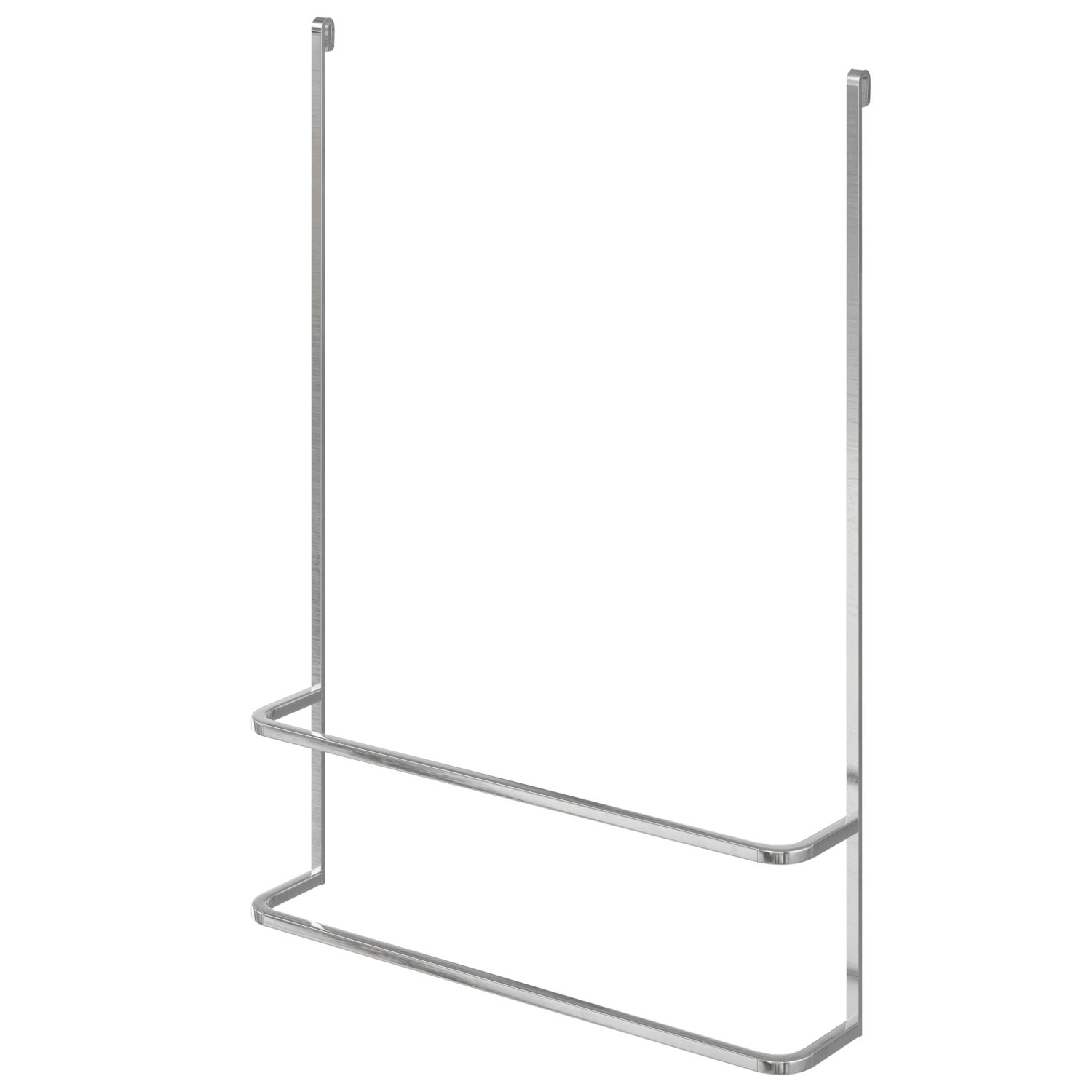 Elland Hanging Towel Rail Brushed Steel 600mm x 122mm x 810mm (854PE)
