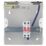 British General Fortress 6-Module 4-Way Part-Populated  Main Switch Consumer Unit