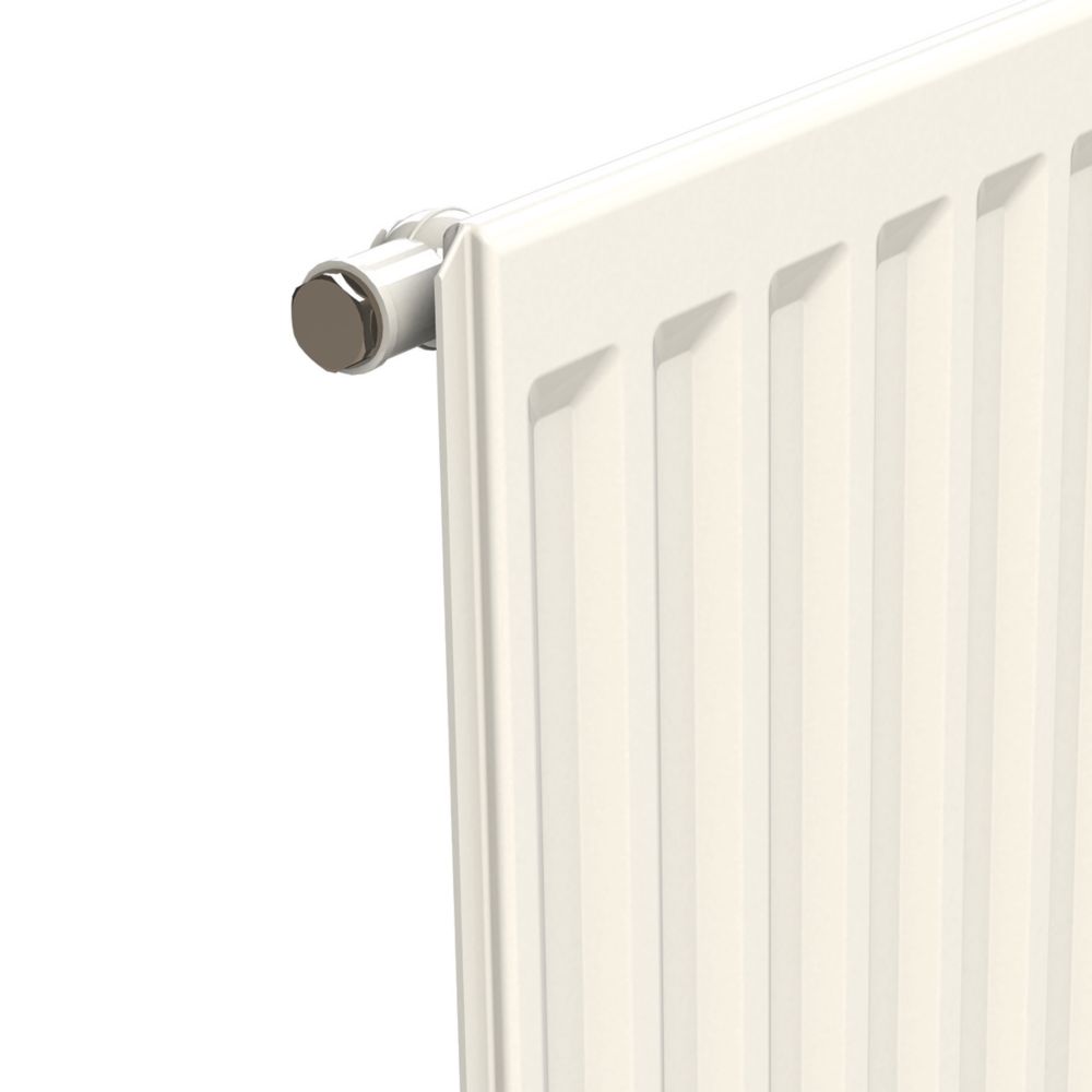Myson Premier Metric Round Top Type 11 Single-Panel Single Convector  Radiator 600mm x 500mm White 1588BTU - Screwfix