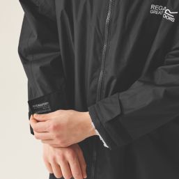Regatta   Adult Changing Robe Black Small / Medium 35-44" Chest
