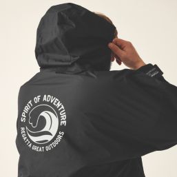 Regatta   Adult Changing Robe Black Small / Medium 35-44" Chest