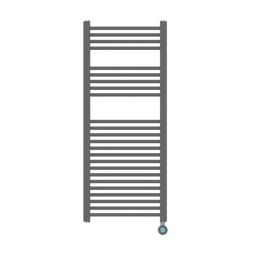 Flomasta 1200mm x 500mm 1023BTU Anthracite Flat Electric Towel Radiator
