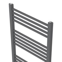 Flomasta 1200mm x 500mm 1023BTU Anthracite Flat Electric Towel Radiator