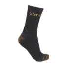 CAT Premium Work Socks Black 6-11 3 Pairs