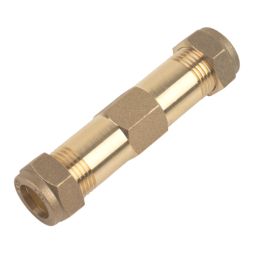 Flomasta  Brass Compression Pipe Repair Fitting 15mm