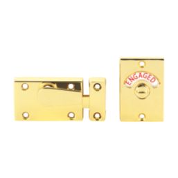 Smith & Locke Bathroom Indicator Bolt Brass