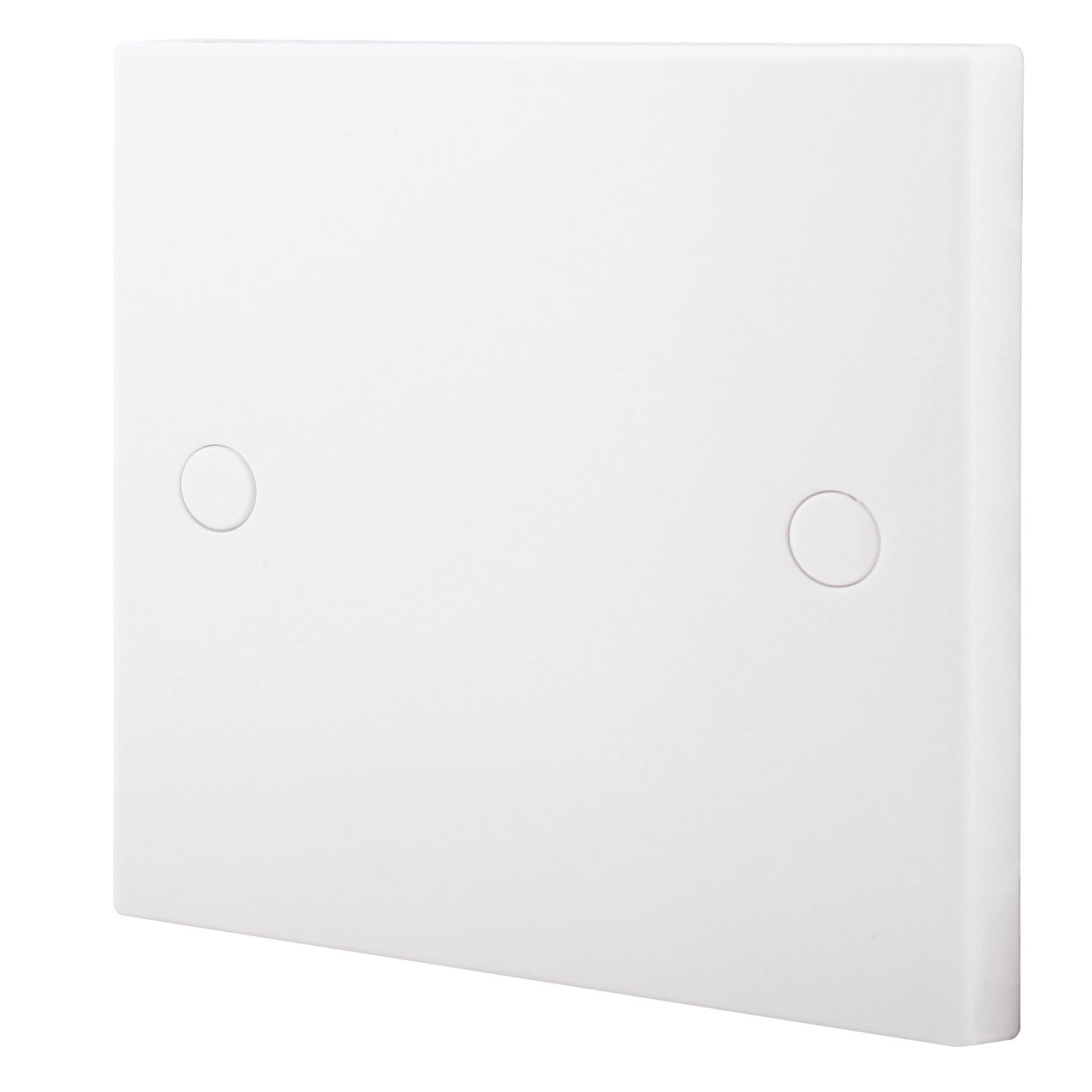 British General 900 Series 1-Gang Blanking Plate White (85581)