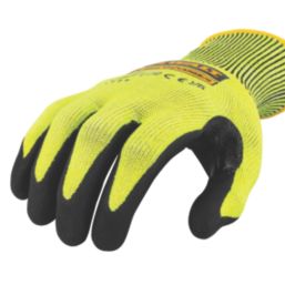 DEWALT Hi Vis Protection Gloves Yellow Large