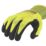 DEWALT Hi Vis Protection Gloves Yellow Large