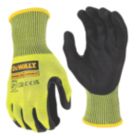 DEWALT Hi Vis Protection Gloves Yellow Large