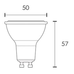 4lite   GU10 LED Light Bulb 610lm 6W