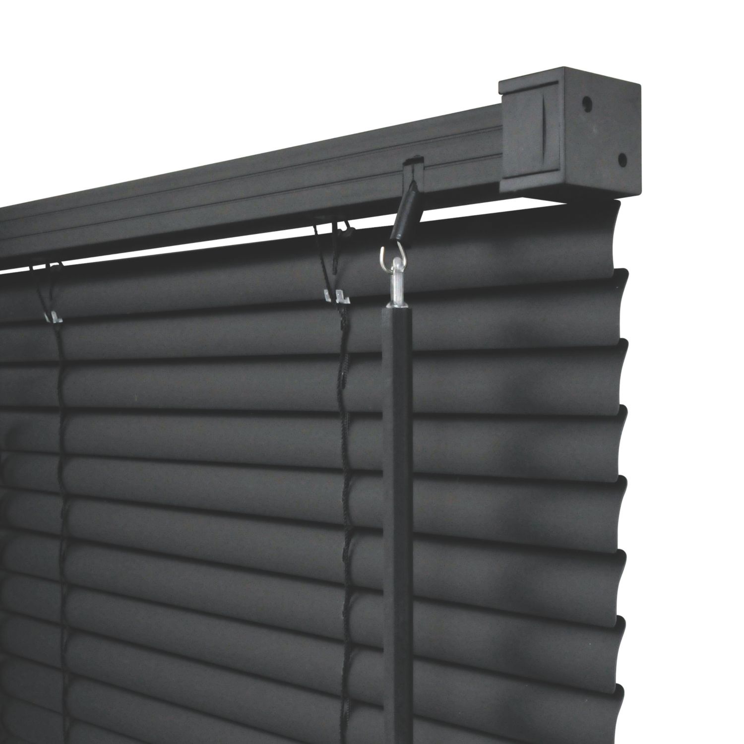 Renaissance Venetian Blind Black 150cm x 150cm Drop (855CK)