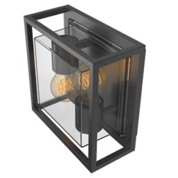 Refurb Calex Bologna Outdoor Wall Light Black