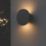 Eglo Rigosa Outdoor LED Wall Light Black 10W 1100lm