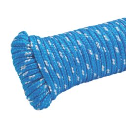 Essentials Braided Rope Blue/White 5mm x 20m