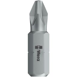 Wera BiTorsion 855/1 H 1/4" 25mm Hex Shank PZ2 Tough Bits 20 Pack