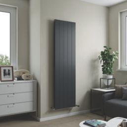 Ximax Harold 1800mm x 500mm 4208BTU Anthracite Vertical Designer Radiator