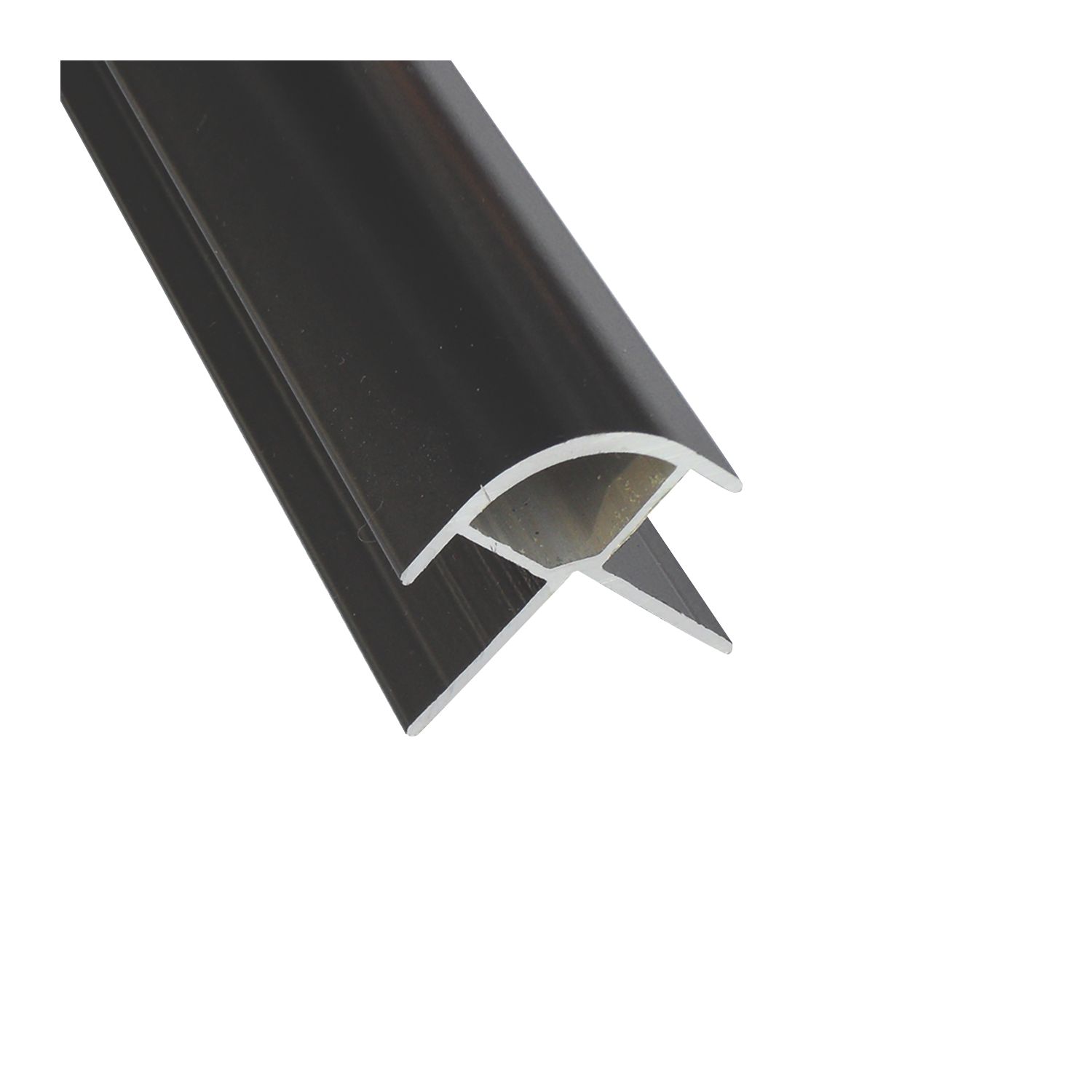 Splashwall External Corner Black 2420mm x 11mm (855GV)