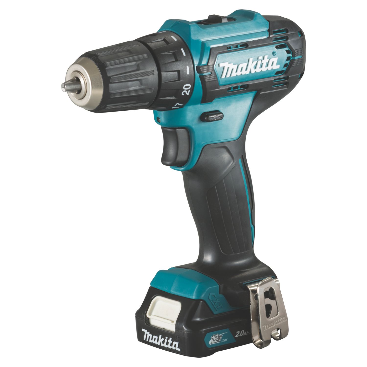 Makita DF333DWAE 12V 2 x 2.0Ah Li-Ion CXT Cordless Drill Driver (855HP)