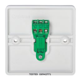 Crabtree Instinct 10A 1-Gang 2-Way Retractive Switch  White
