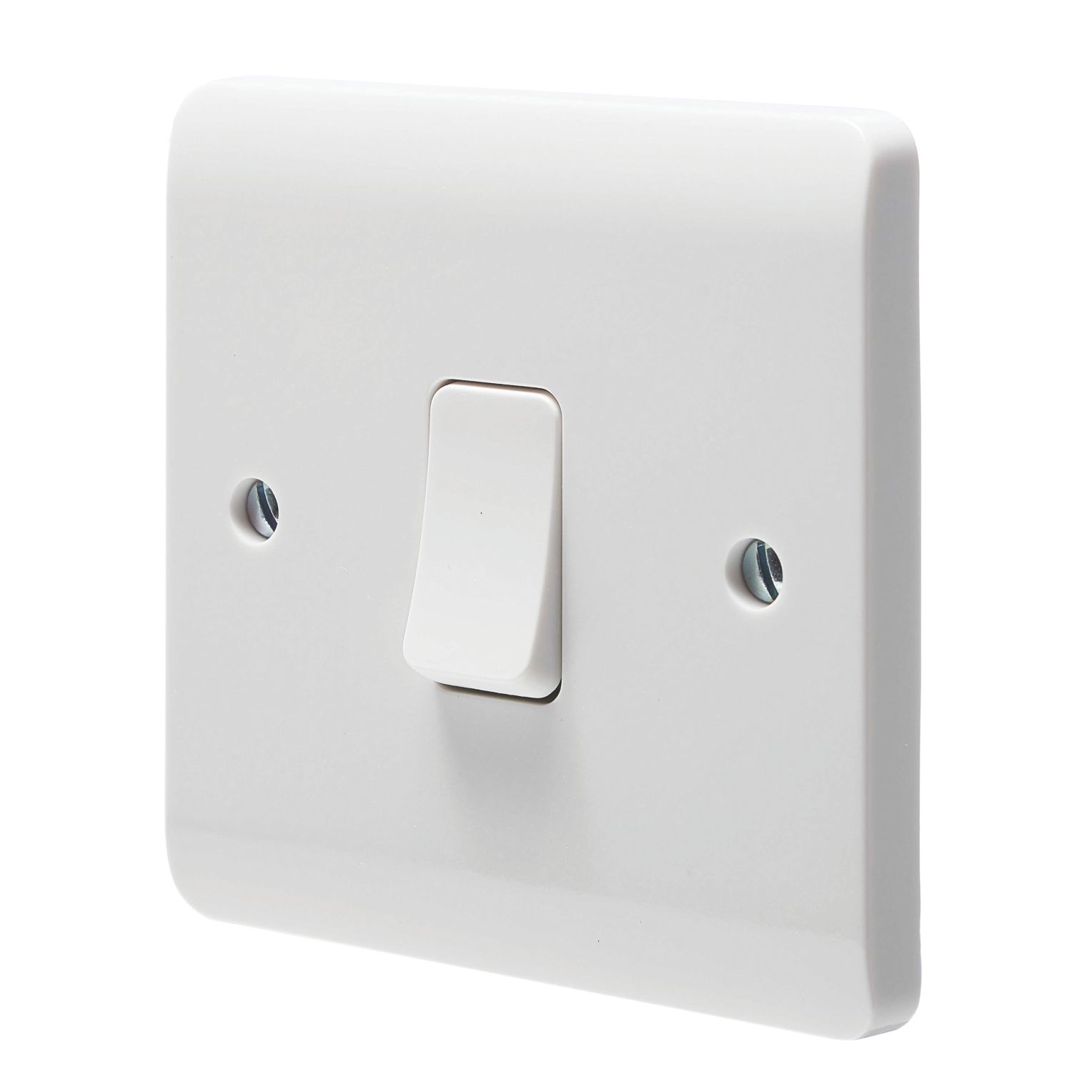 Crabtree Instinct 10A 1-Gang 2-Way Retractive Switch White (855HV)