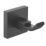 Bristan  Square Robe Hook Black