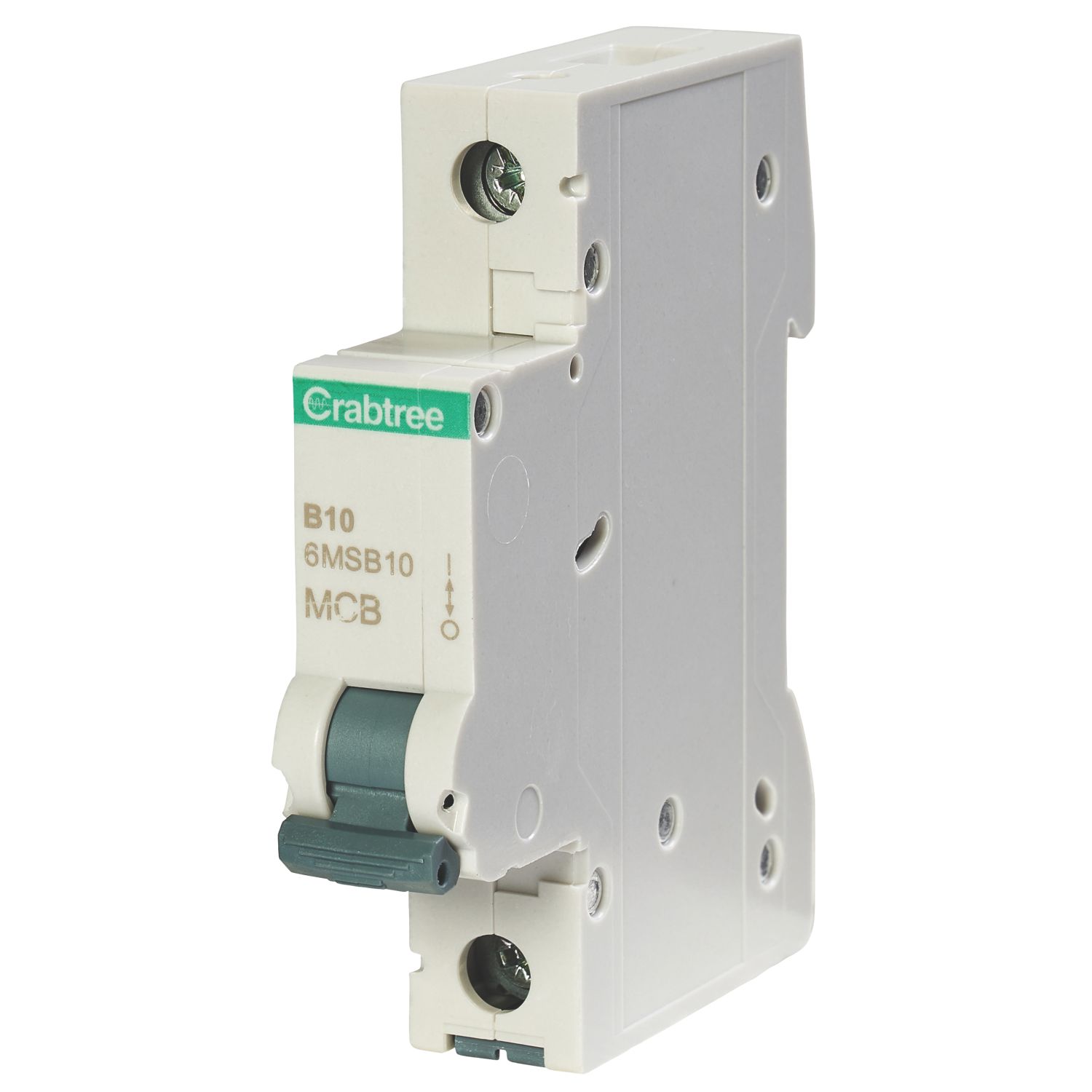 Crabtree Loadstar 10A SP B Curve MCB (855JT)