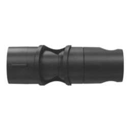 Swirl Riser Rail Slider Black 122mm - Screwfix