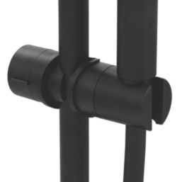Swirl Riser Rail Slider Black 122mm - Screwfix