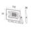 4lite  Outdoor LED Floodlight Black 20W 1700lm