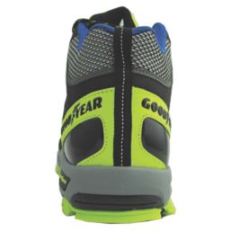 Goodyear GYBT1533 Metal Free   Safety Trainer Boots Black / Blue / Yellow Size 10