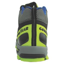 Goodyear GYBT1533 Metal Free  Safety Trainer Boots Black / Blue / Yellow Size 10