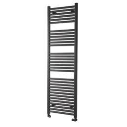 Towelrads 1800mm x 400mm 2443BTU Anthracite Flat  Towel Radiator