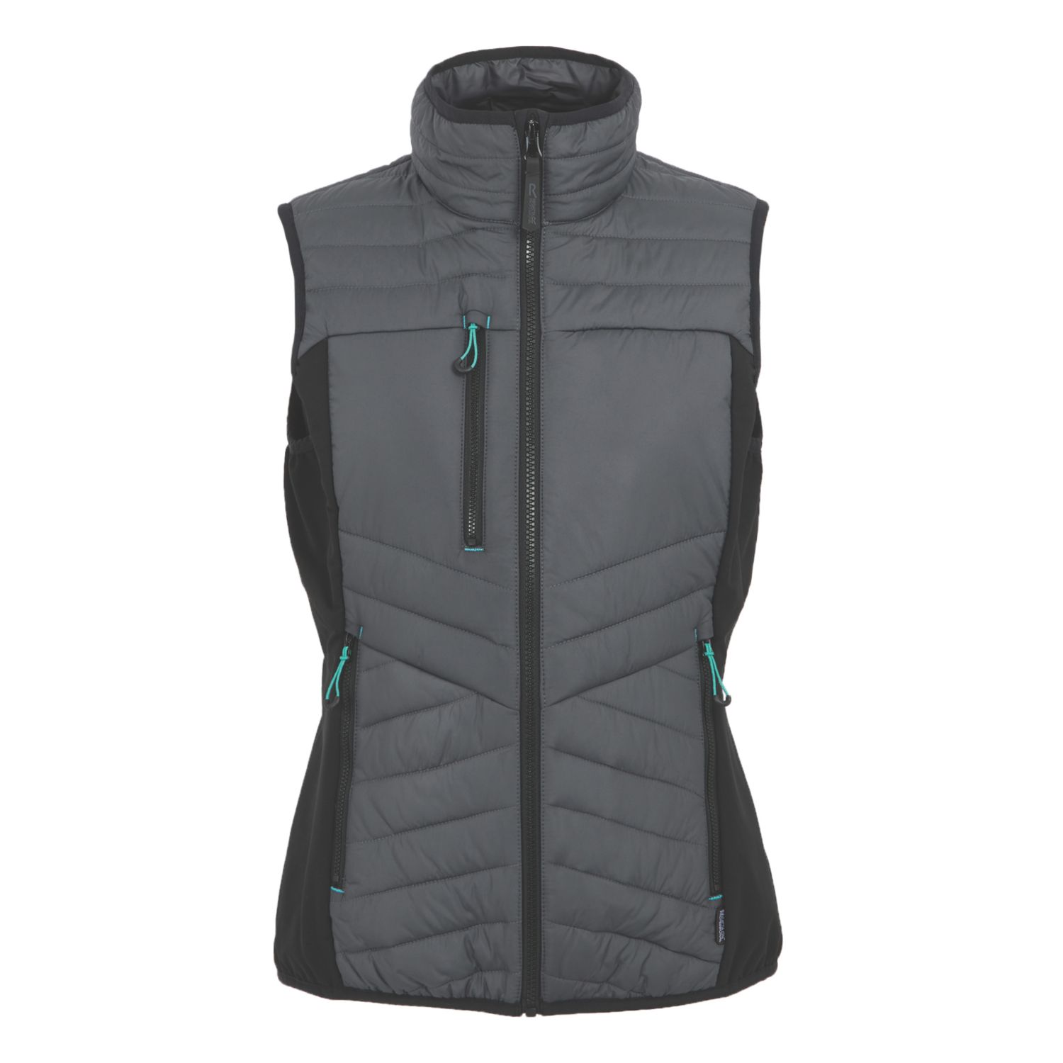 Regatta Ada Hybrid Womens Bodywarmer Seal Grey/Black Size 20 (855VC)