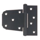 GateMate Black Straight Heavy Duty Offset Hinges 114mm x 3 1/2" x 89mm 2 Pack