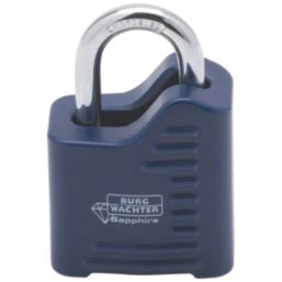 Burg-Wachter Sapphire     Laminated Padlock Blue 30mm