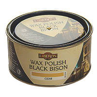 Liberon Black Bison Paste Wax Satin to gloss Clear 500ml