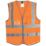 Pro RTX High Visibilty Executive Waistcoat Orange Large 44" Chest