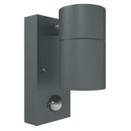 4lite Marinus Sleek Outdoor Wall Light With PIR Sensor Anthracite