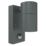 4lite Marinus Sleek Outdoor Wall Light With PIR Sensor Anthracite