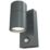 4lite Marinus Sleek Outdoor Wall Light With PIR Sensor Anthracite