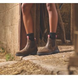 Hunter  Size 5 Womens Brown  Slip-On Occupational Work Boots