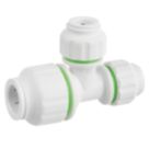 Flomasta  Plastic Push-Fit Reducing Tee 15mm x 10mm x 10mm