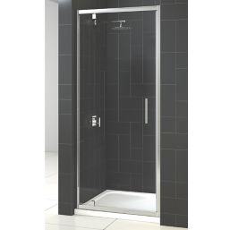 Triton Fast Fix Framed Rectangular Pivot Shower Door Chrome 800mm x 1900mm