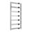 Reina 1100mm x 550mm 865BTU Chrome Flat Designer Towel Radiator