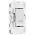 British General Nexus 800 Grid 20A Grid DP Fridge Switch White