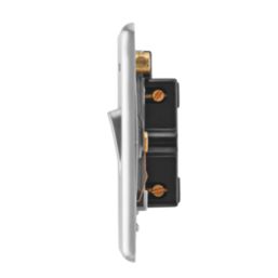 Arlec  20A 1-Gang DP Control Switch Polished Chrome with Neon with Colour-Matched Inserts