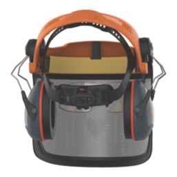 JSP EVOGuard M2 Forestry Browguard Syst. Orange/Black