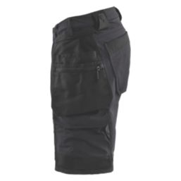 Blaklader  Detachable Holster Pocket Stretch Shorts Black 38" W